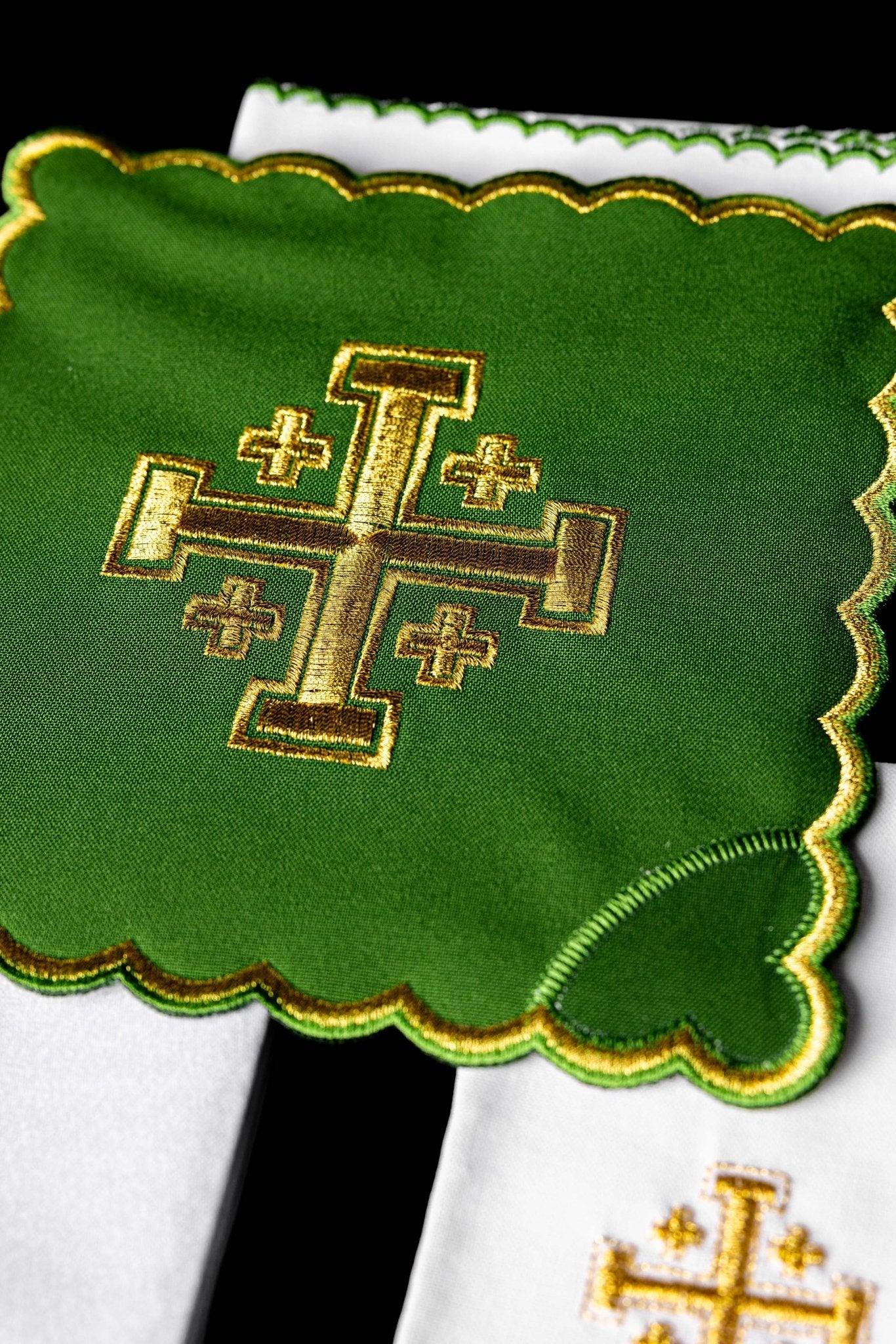 Chalice Linens with Cross Motif - Image 2