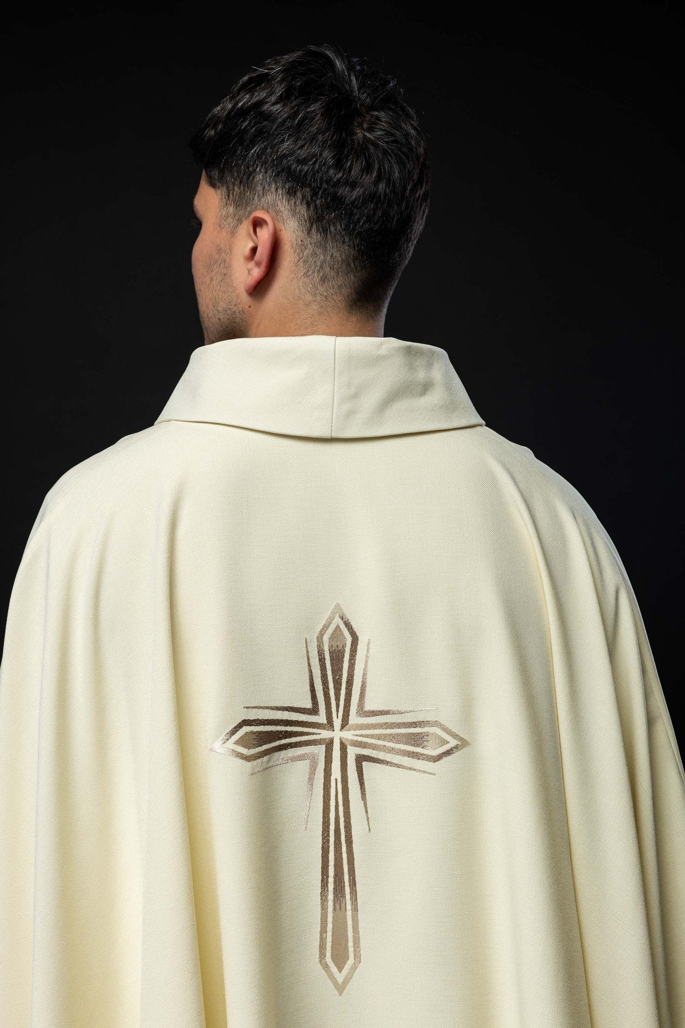 Chasuble embroidered with Purple Cross - Image 5