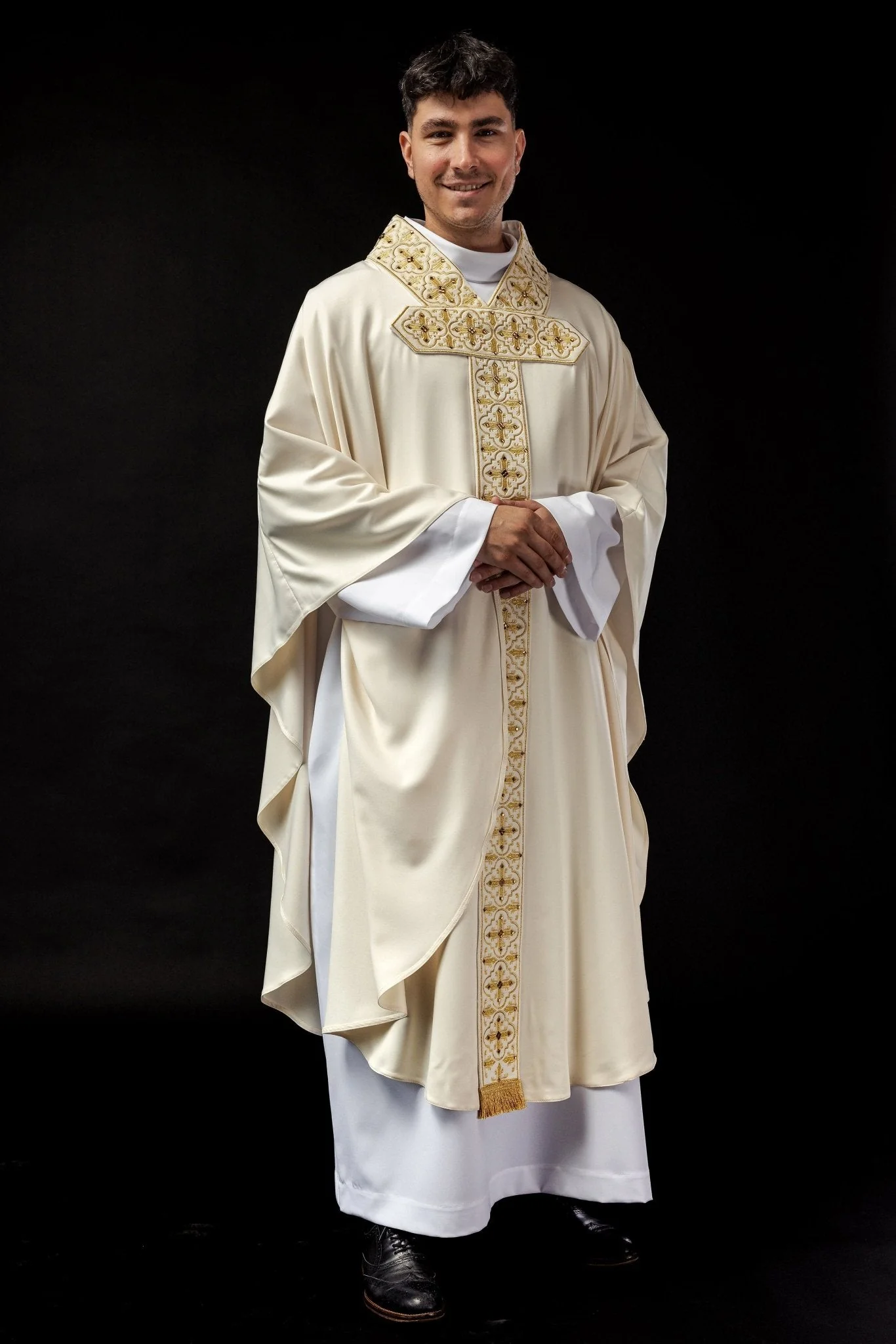 Chasuble richly adorned with 500 faceted stones - Image 7