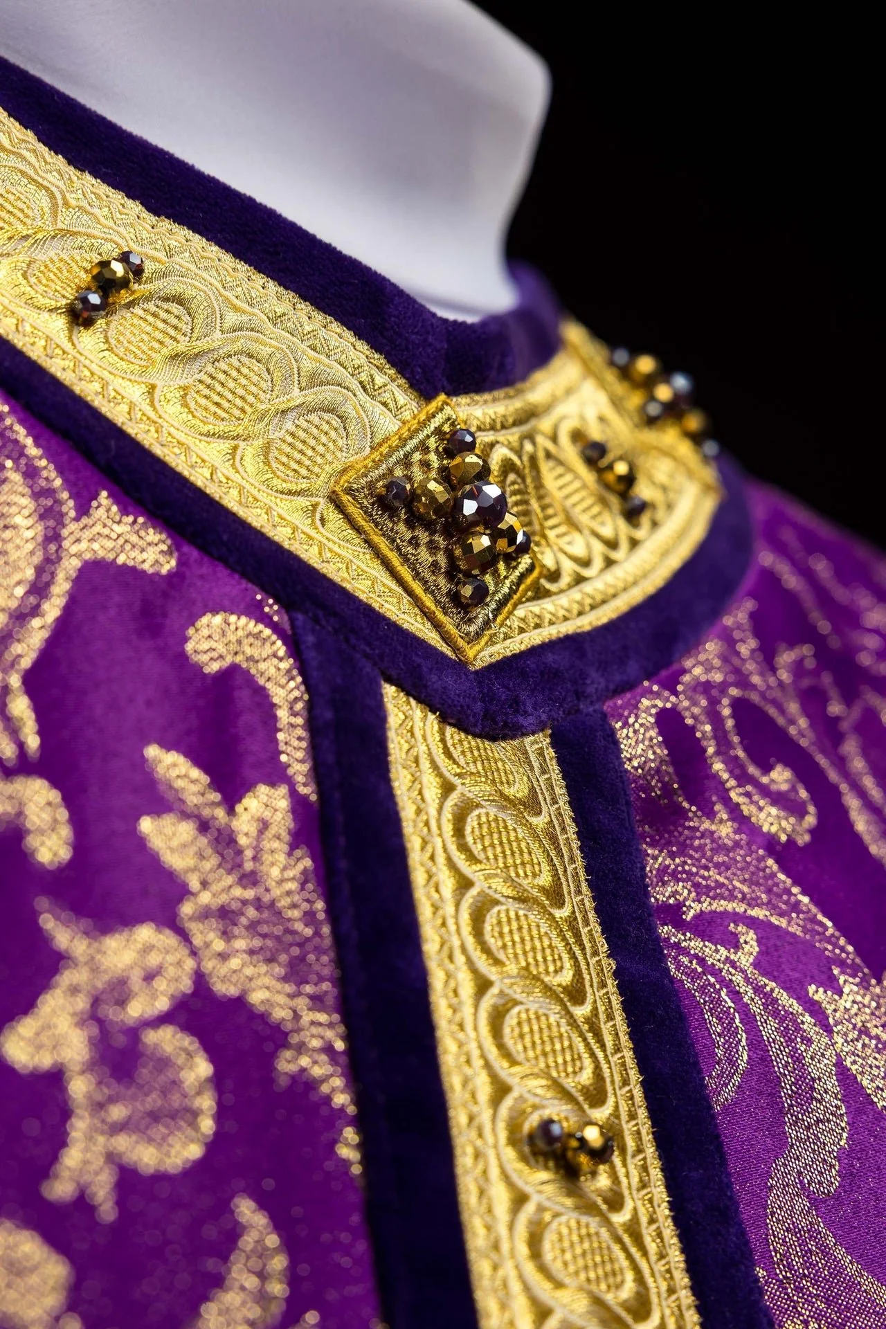 Chasuble with natural stones Handmade 7003 - Image 3