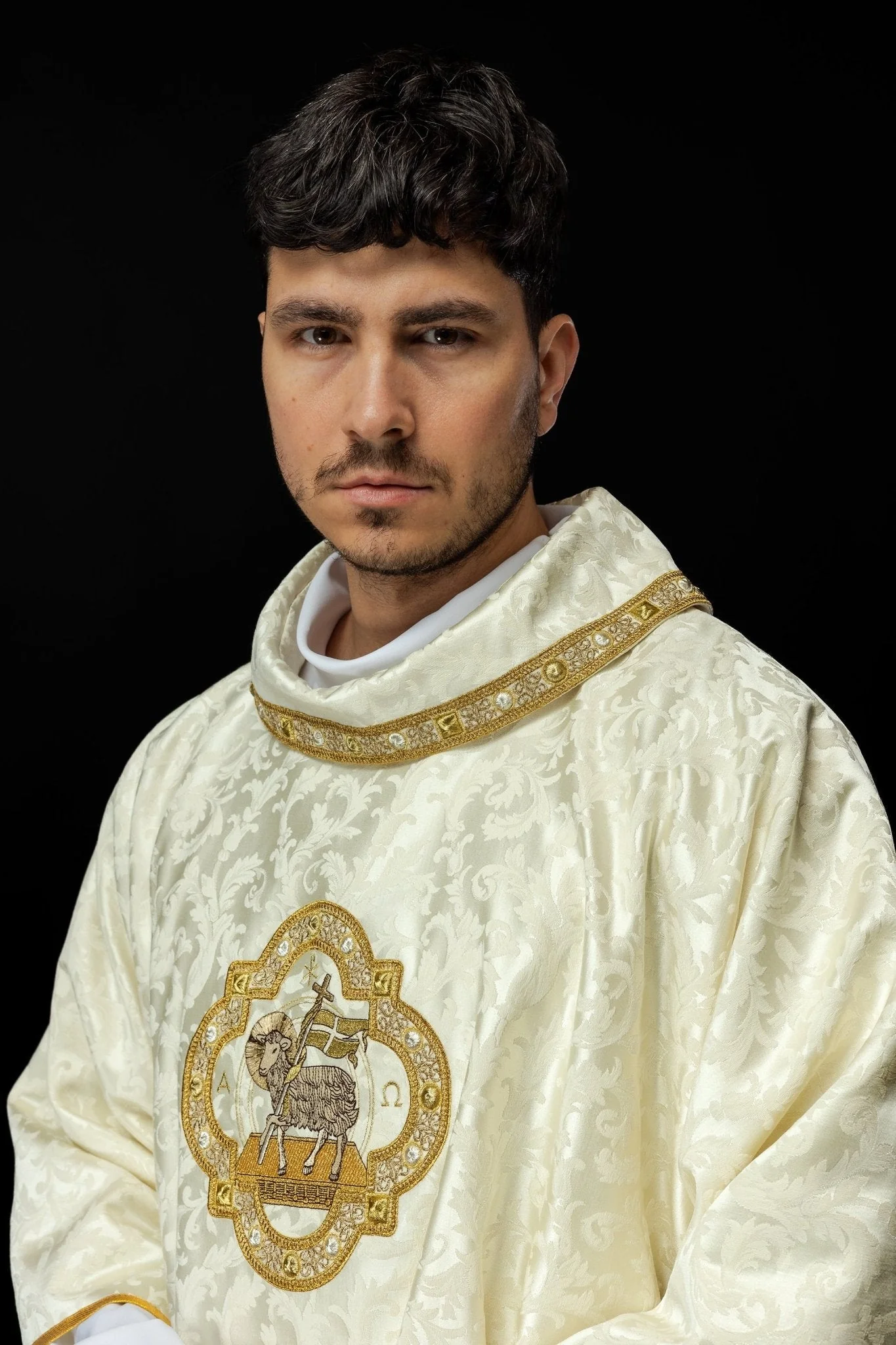Dalmatic with the Easter Lamb made of decorative fabric - Image 5