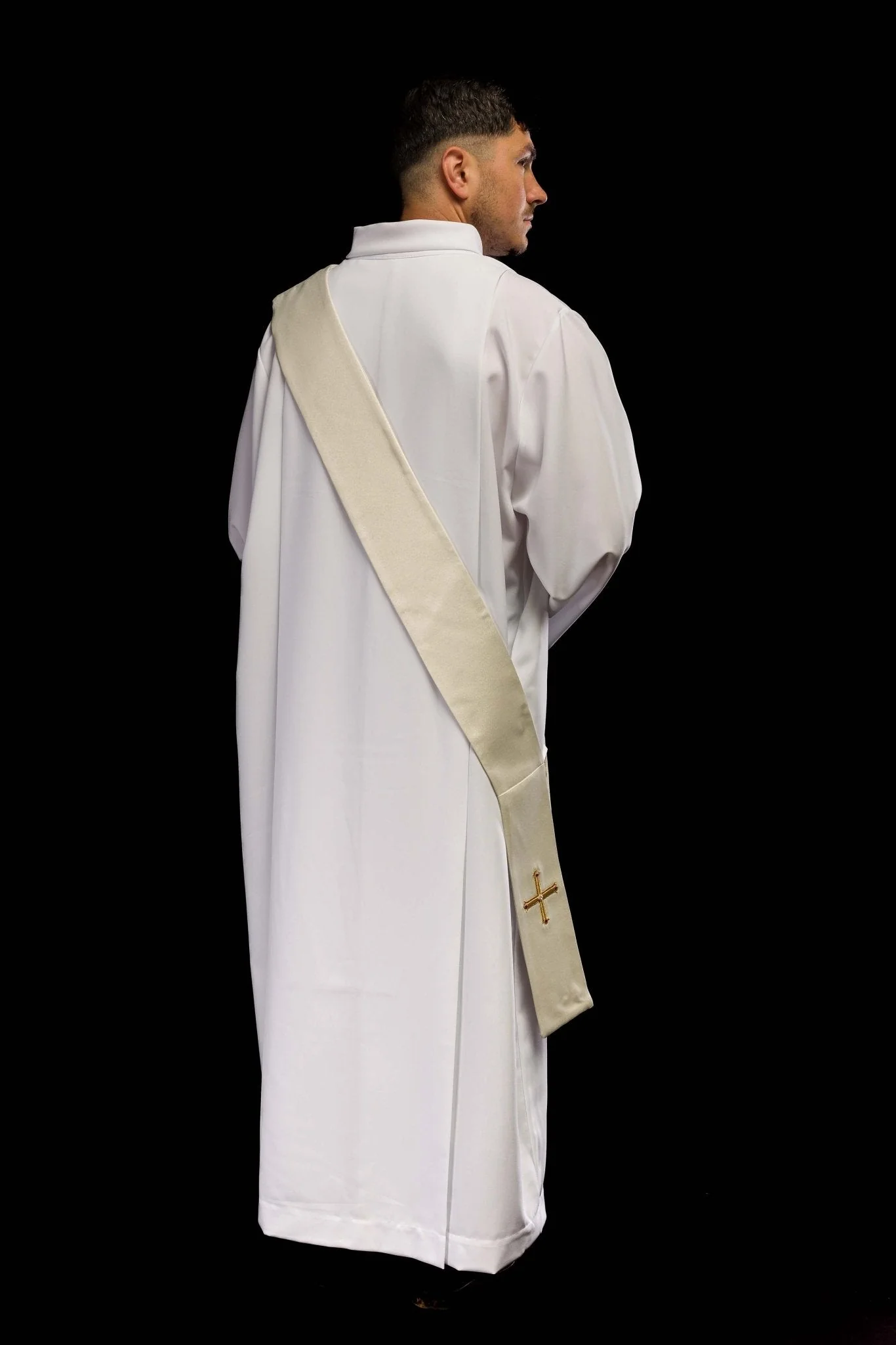 Deacon stole embroidered with a Cross - Image 5