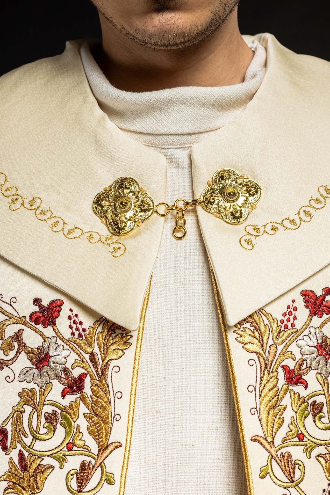 Decorated eucharistic cope with the PX monogram - Image 3