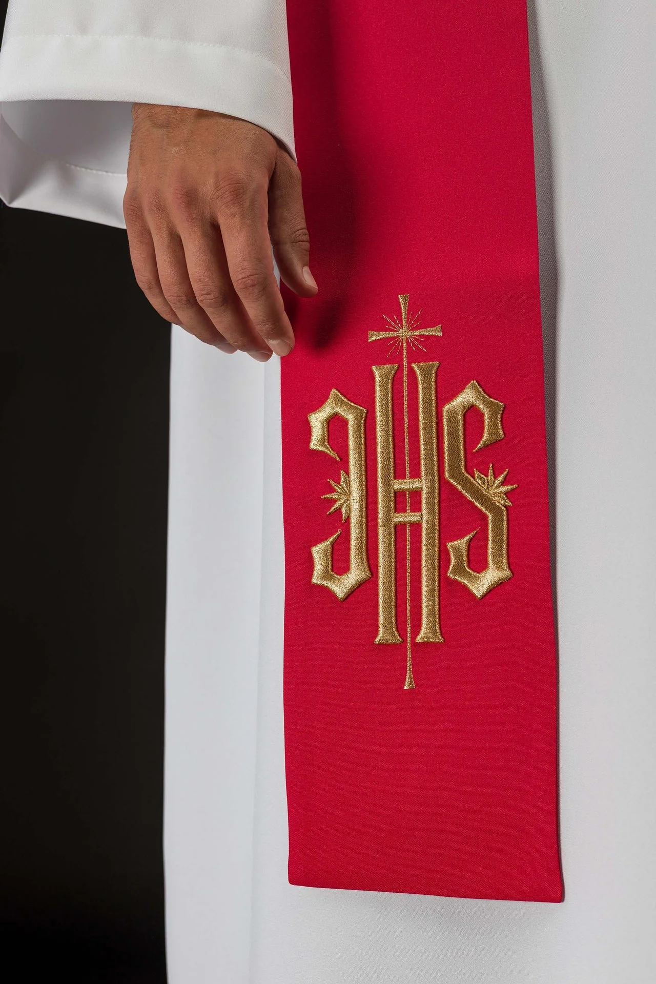 Embroidered Stole with an Image of Saint Florian - Image 5
