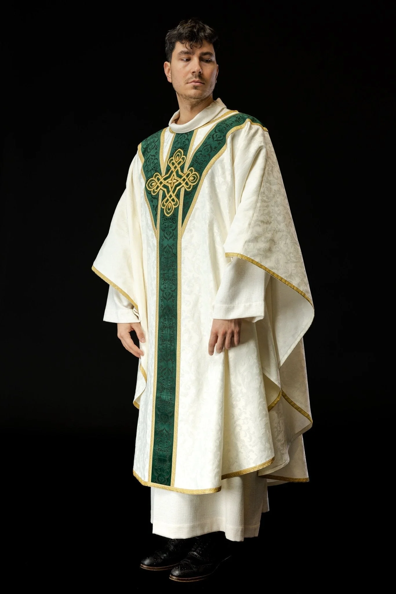 Handmade chasuble with velvet belt Handmade 7007 - Image 9