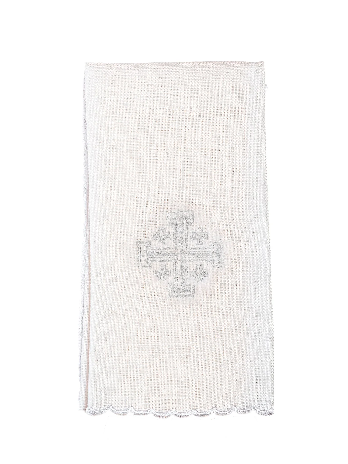 Linen Chalice Linens Embroidered with Jerusalem Cross - Image 4