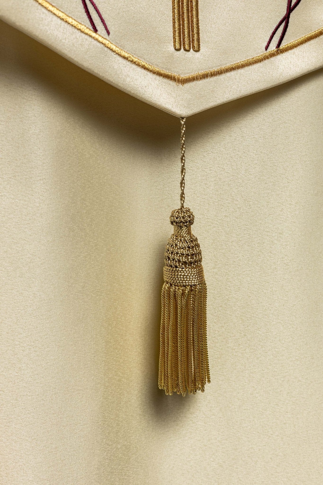 Priest cope with IHS and grapes gold embroidery - Image 8