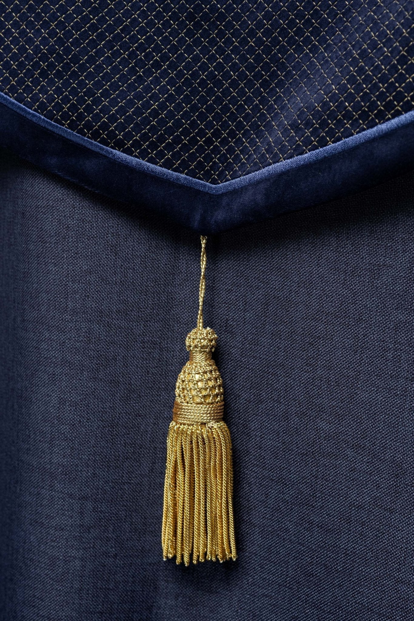 Purple cope with a velvet sash and cross embroidery - Image 10