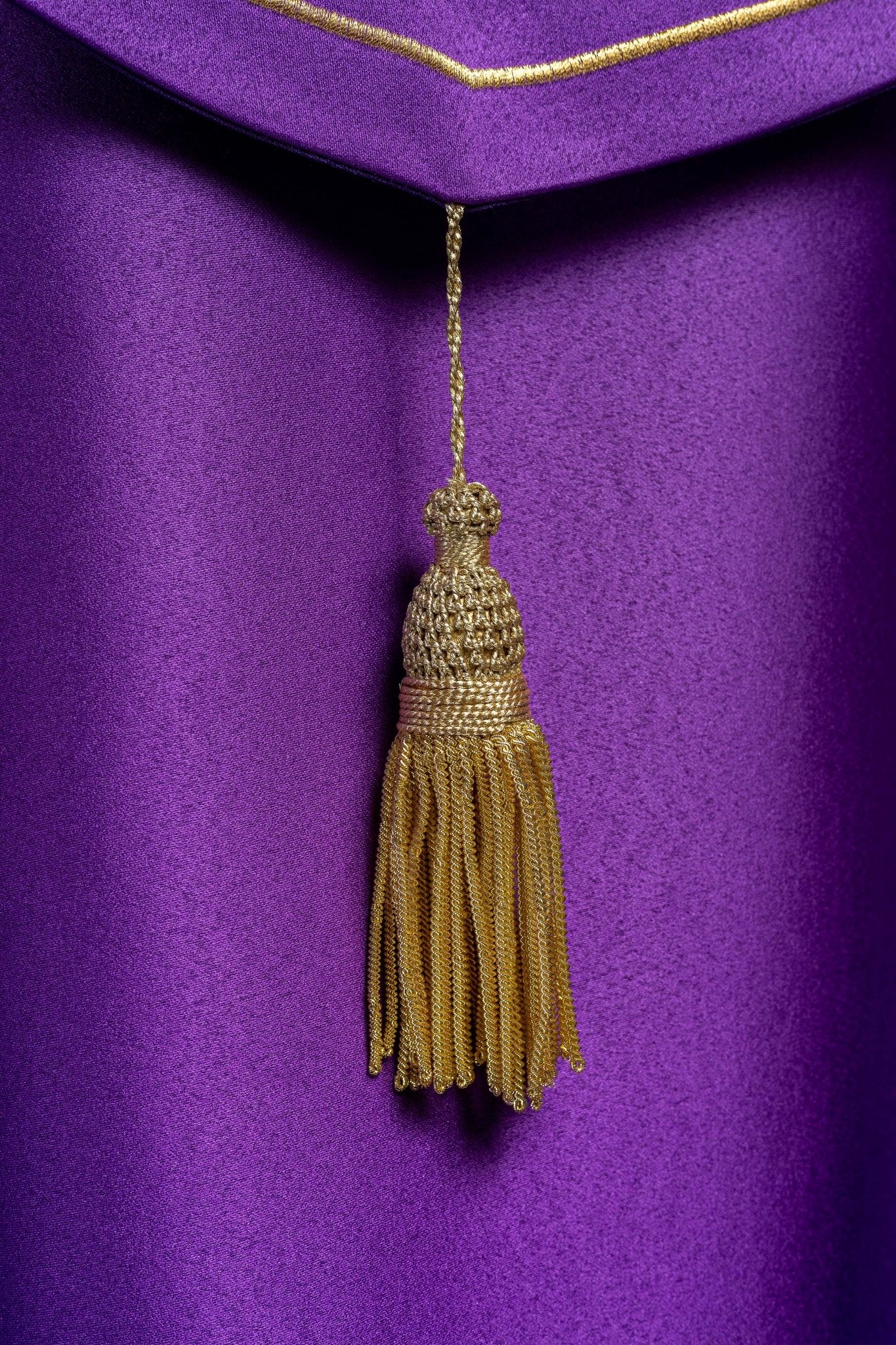 Purple liturgical cope with JHS symbol - Image 7