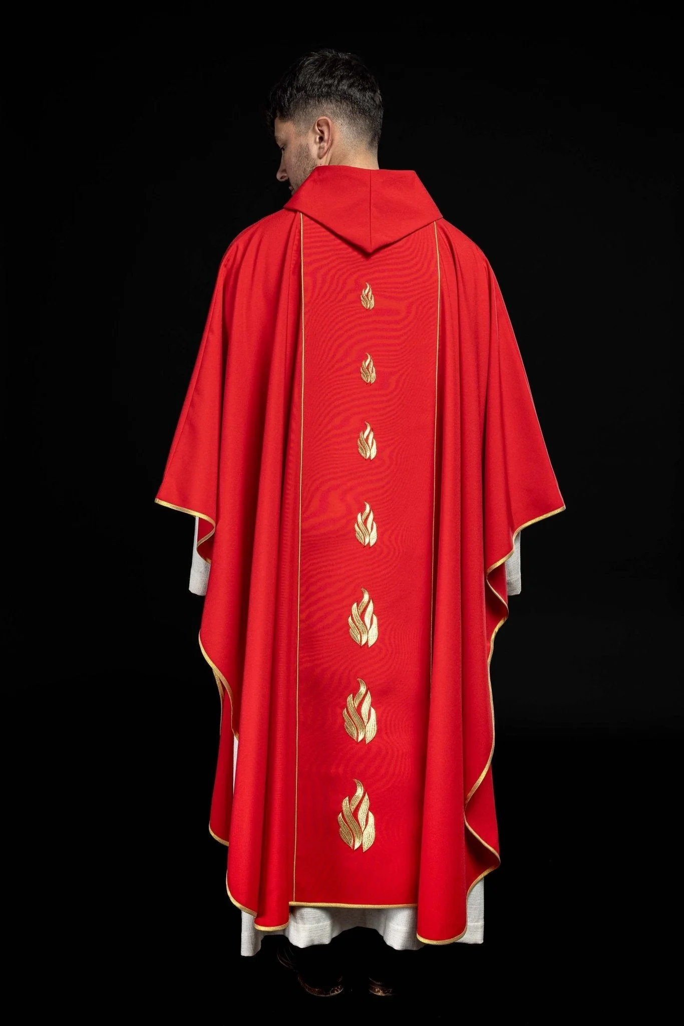 Red Chasuble with Holy Spirit symbol - Image 8
