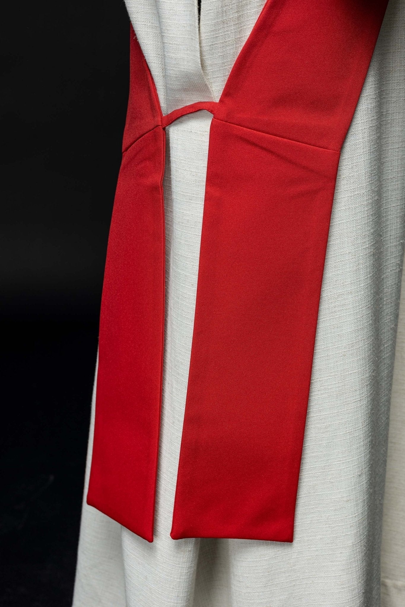 Red Deacon stole with a Cross - Image 4