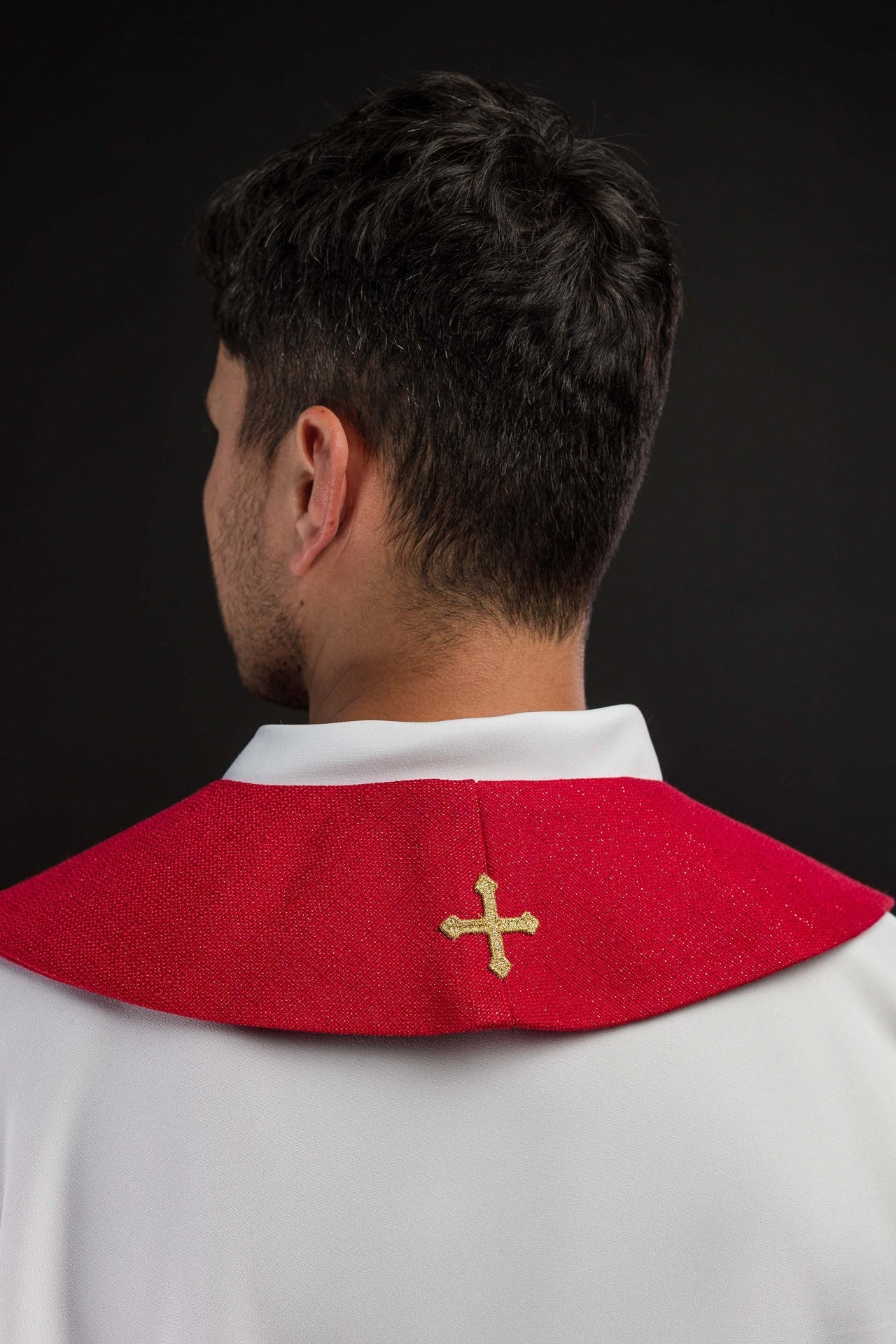 Richly Embroidered Stole with an Image of Saint Florian - Image 6