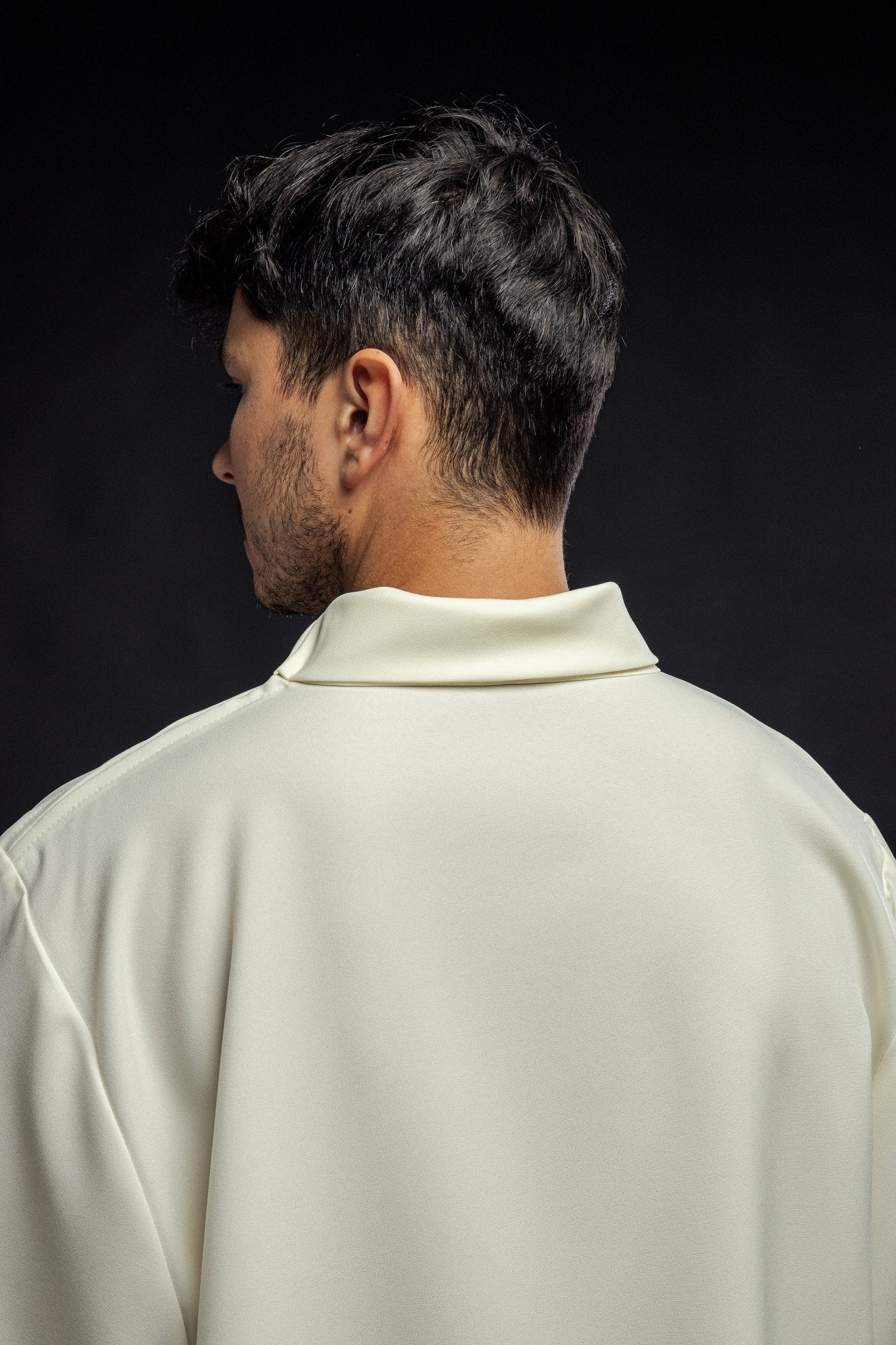 Simple plain alb cream colored - Image 6