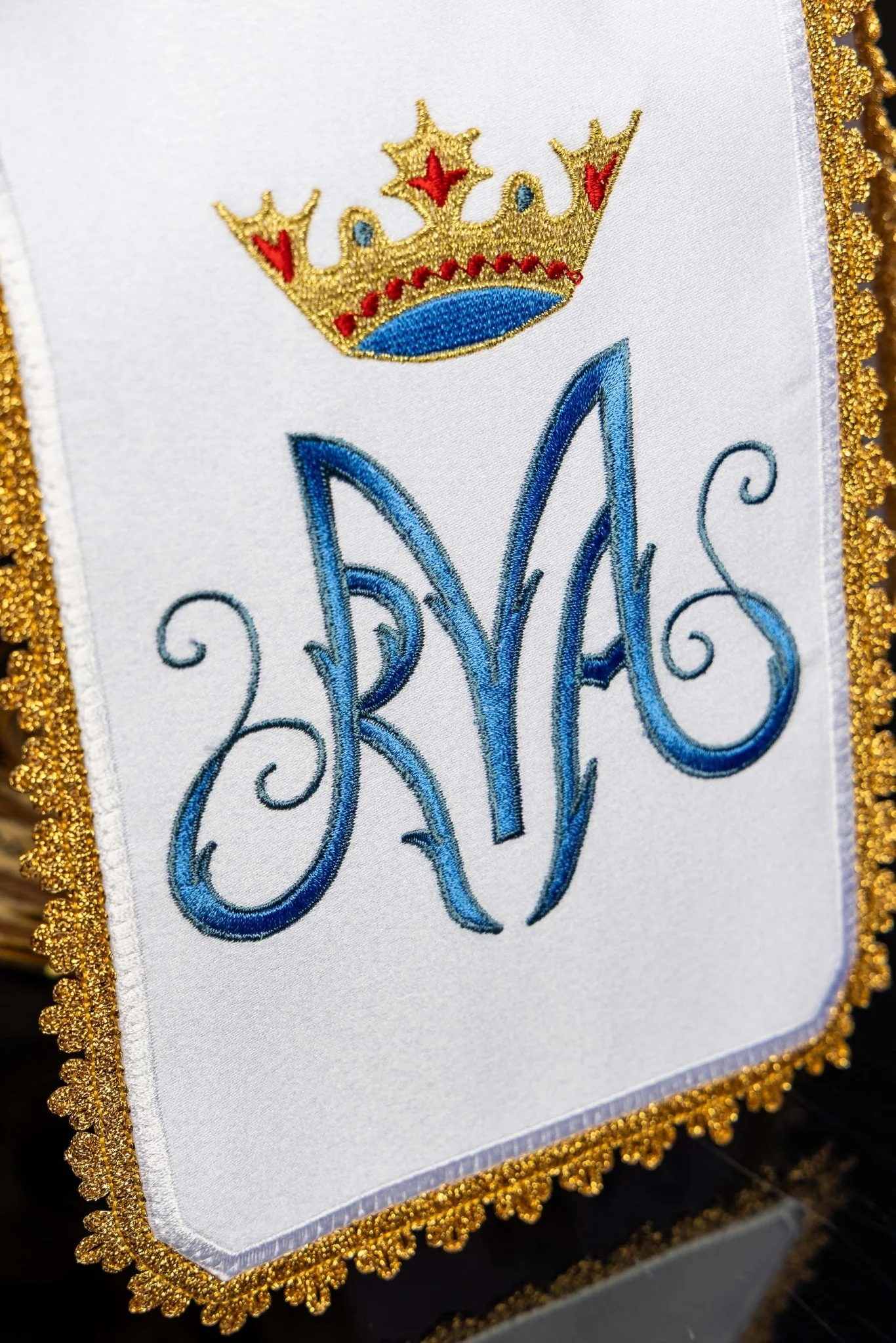 Veil for a can with a Marian motif - Image 3