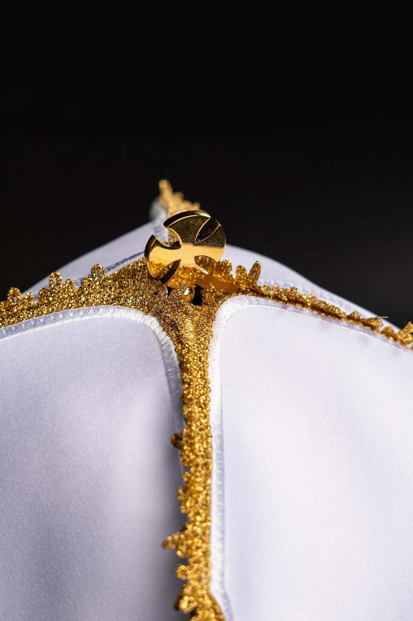 Veil for the pyx with fish embroidery - Image 3